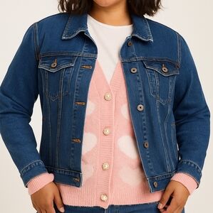 Kate Spade Denim Jacket Sz. Large Like New
